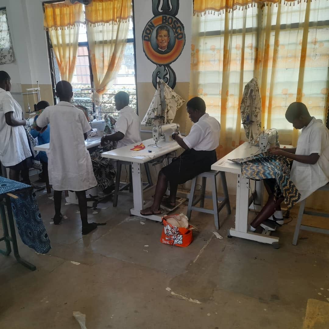 Students pattern making, garment construction, and creative fashion design