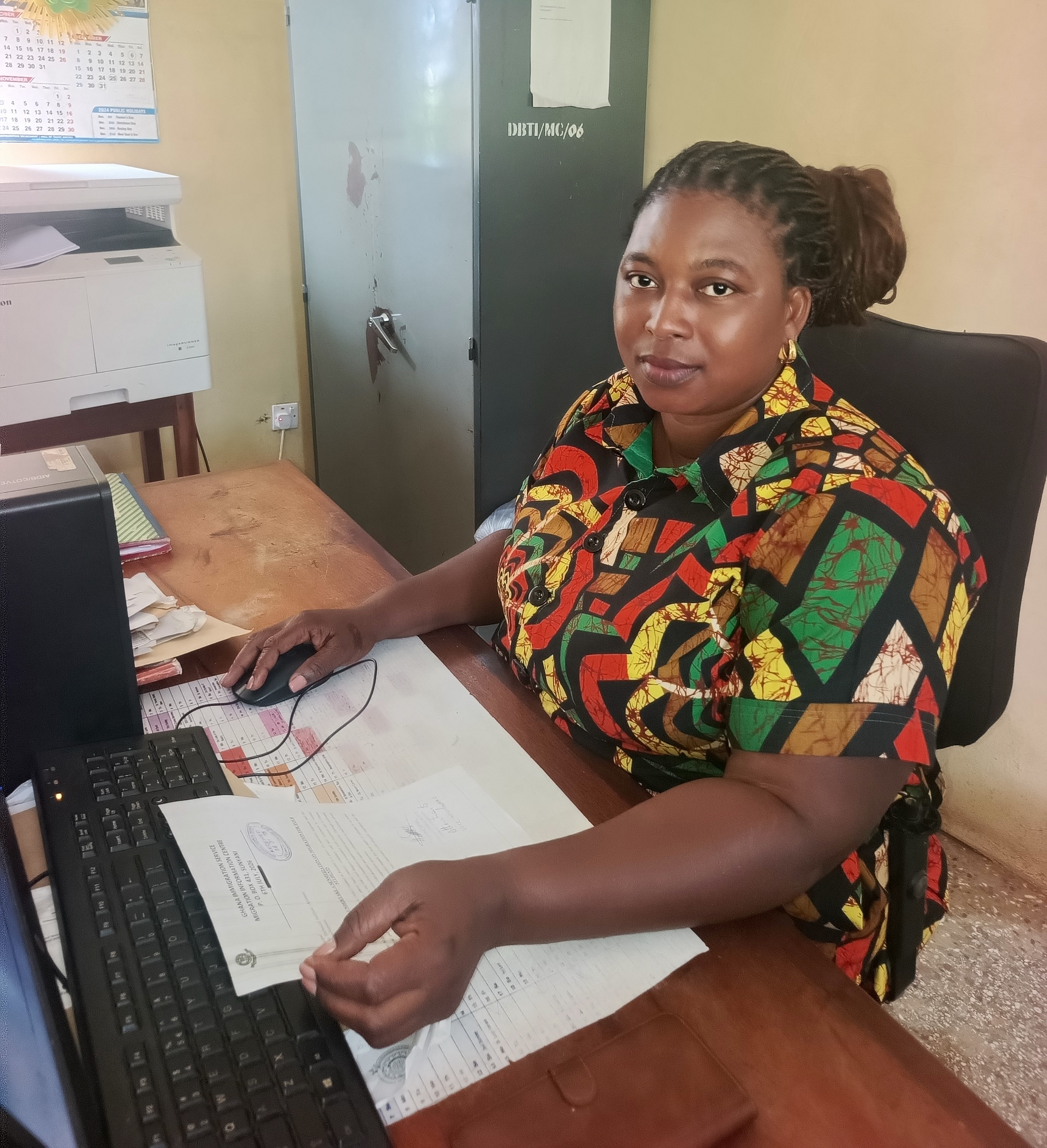 Theresa Daanaah - Secretary at DBTI Odumase